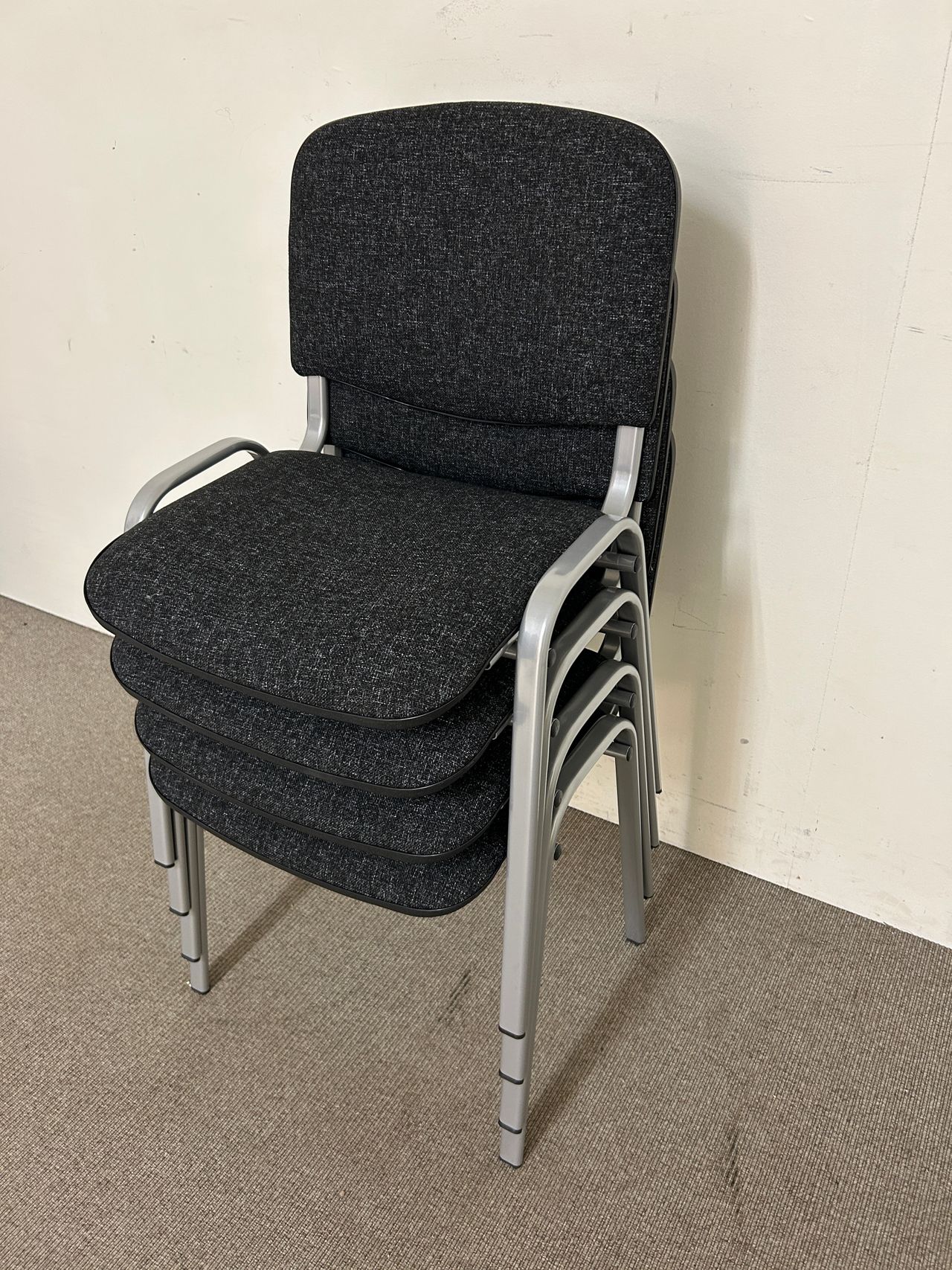 TILBUD PÅ 400 stk Casper/ISO konferansestol - møtestol - m/sortmelert stoff - Bilde 6